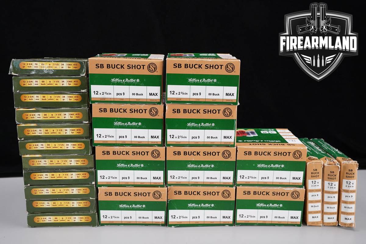 390 RDS! 12 Gauge Buckshot Ammo 12 Ga
