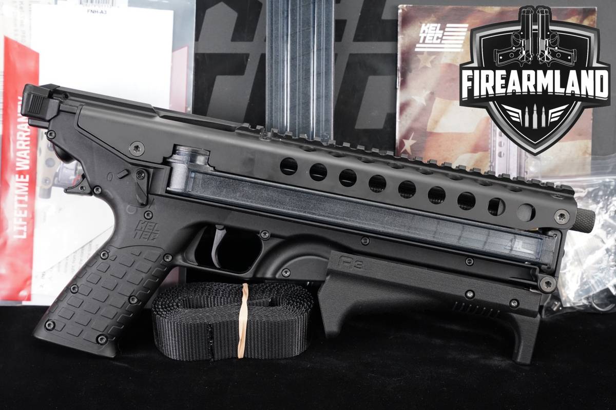 Kel-Tec P50 5.7x28 9.6" KelTec THREADED +2 MAGS & ORIG CASE