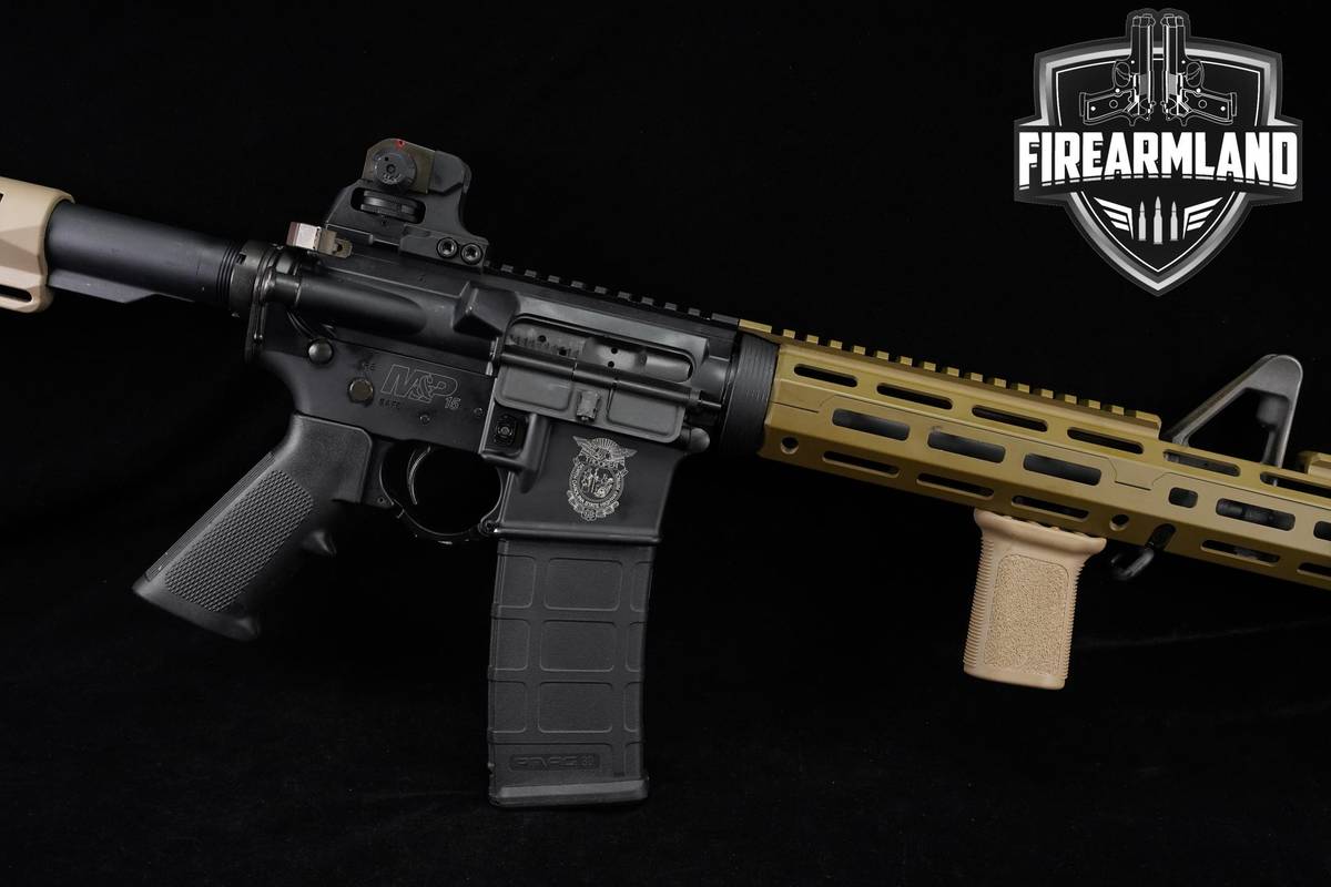 Smith & Wesson M&P15 FSB 5.56 NATO 16.5" Black & Tan AR-15 AR15 +3 MAGS