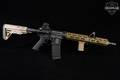 Smith & Wesson (S&W) M&P-15 5.56mm NATO Black & Tan in Very Good Condition Image 3