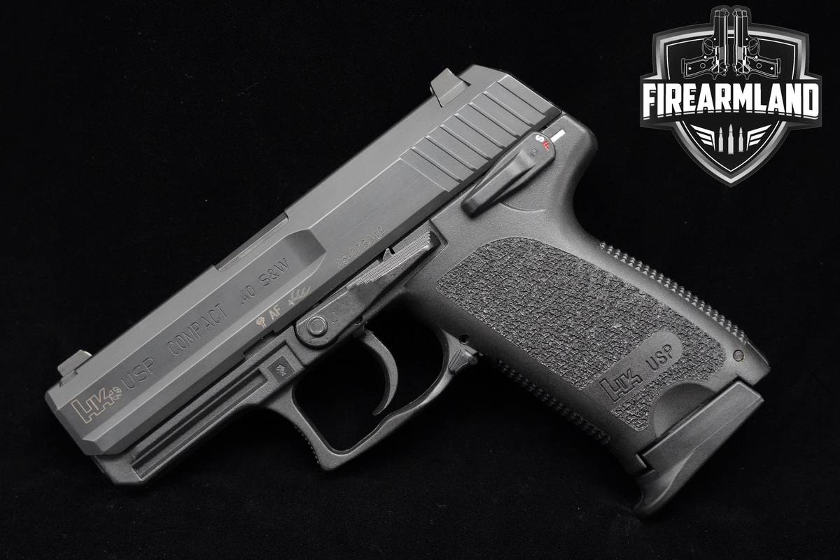 Heckler & Koch USP Compact V1 40 S&W H&K-HK +3 MAGS & H&K ORIG CASE HK
