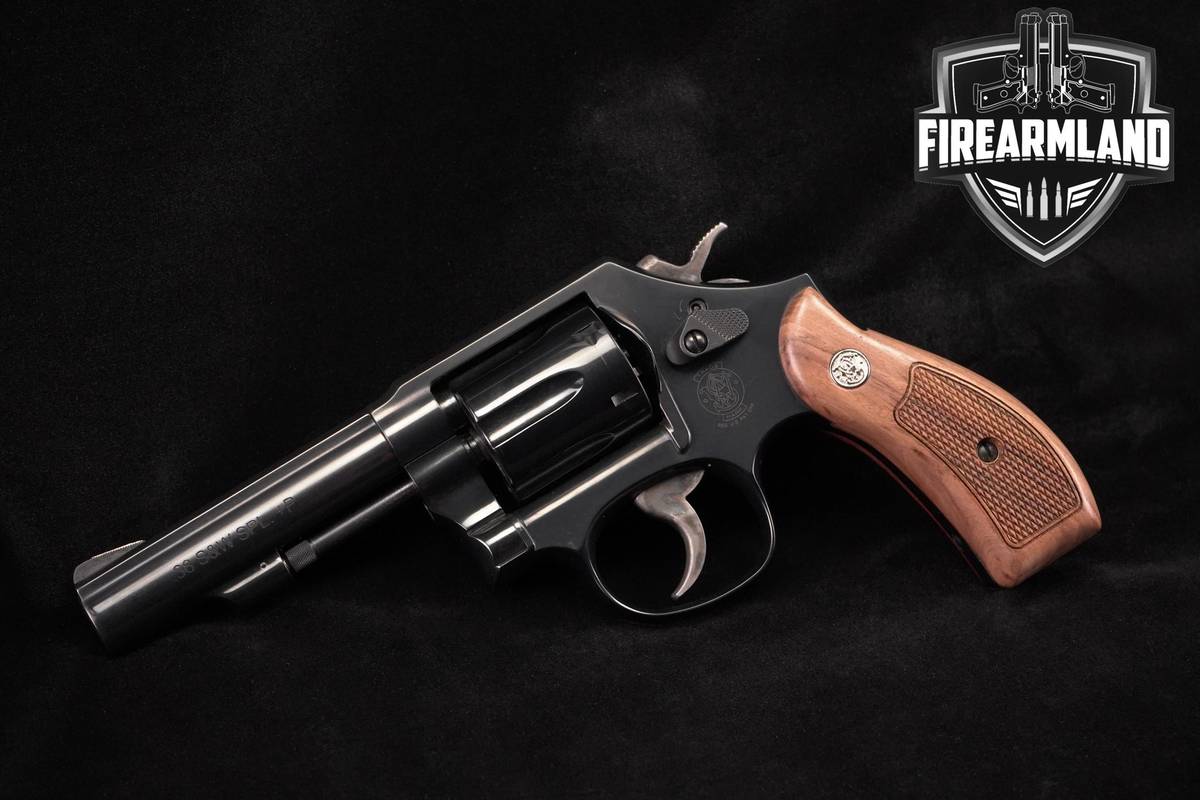 Smith & Wesson S&W Model 10-14 Classic 38 Special 4" Blued +CASE & HOLSTER
