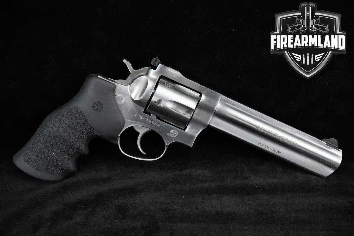 Ruger GP100 357-Magnum 6" Satin Stainless GP-100 +ORIG CASE