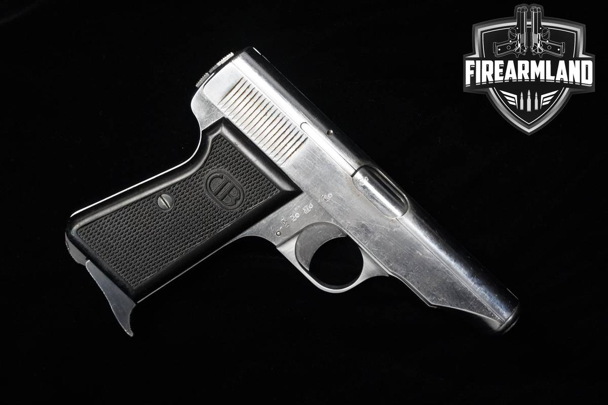 1951 V Bernardelli Automatic Pistol 7.65 Brev. Chrome-Plated V-Bernardelli