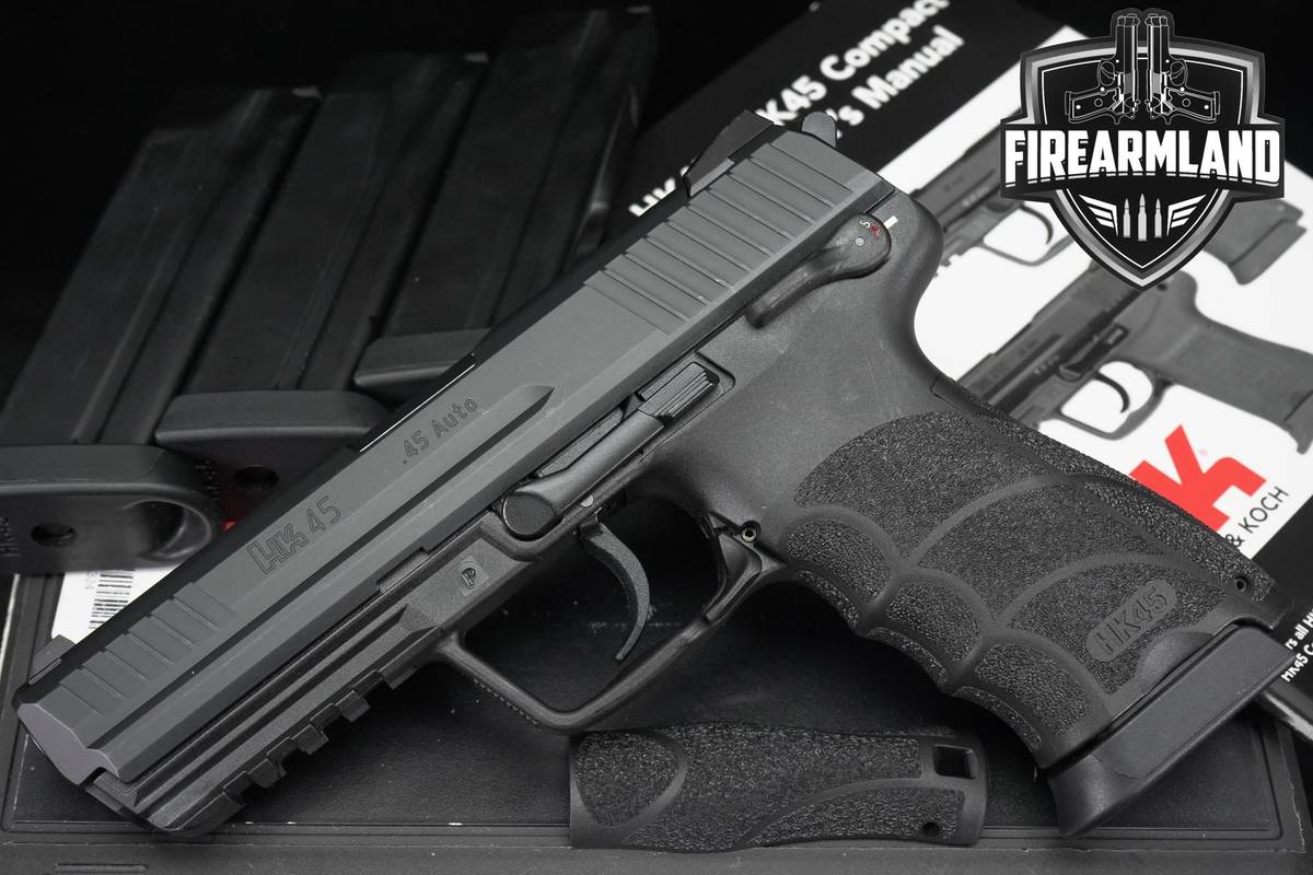 Heckler & Koch H&K HK45 V1 45 ACP 4.46" +4 MAGS & ORIG CASE