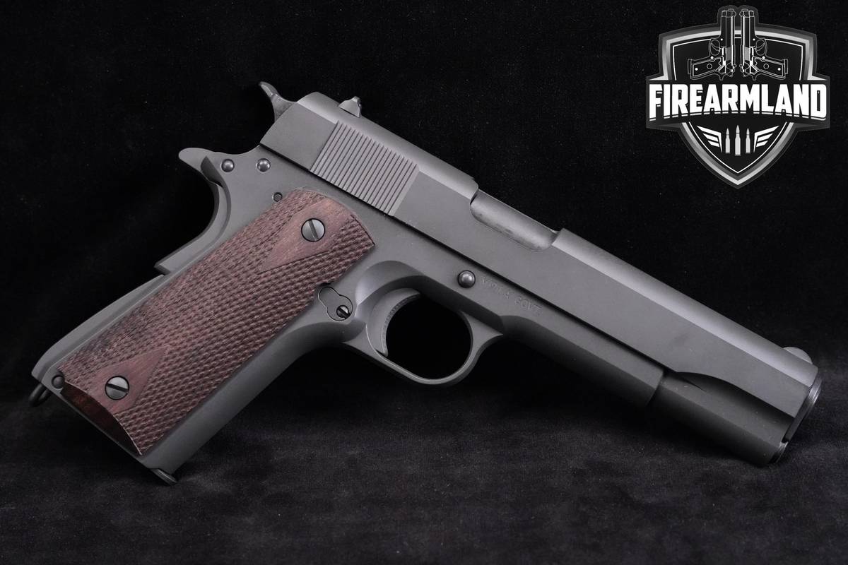 WWII STYLE Tisas USA 1911 A1 Government 45 ACP 5" Grey +2 MAGS & ORIG CASE