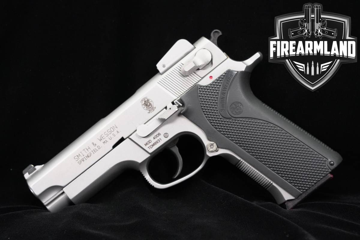 Smith & Wesson 4006 Semi Auto Pistol .40 S&W 4" Stainless DA/SA