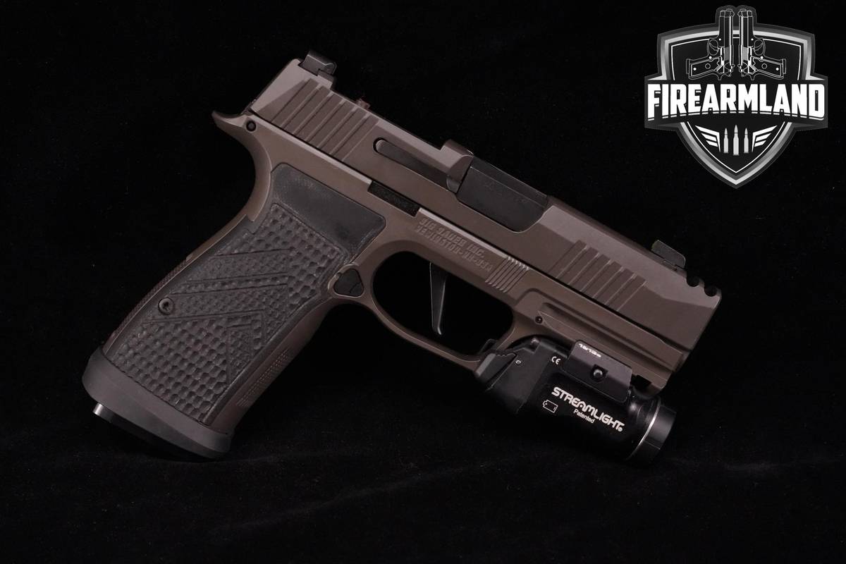 Sig Sauer P365 AXG Legion COMP 9mm 3.1 P-365 +3 MAGS, OG CASE & STREAMLIGHT