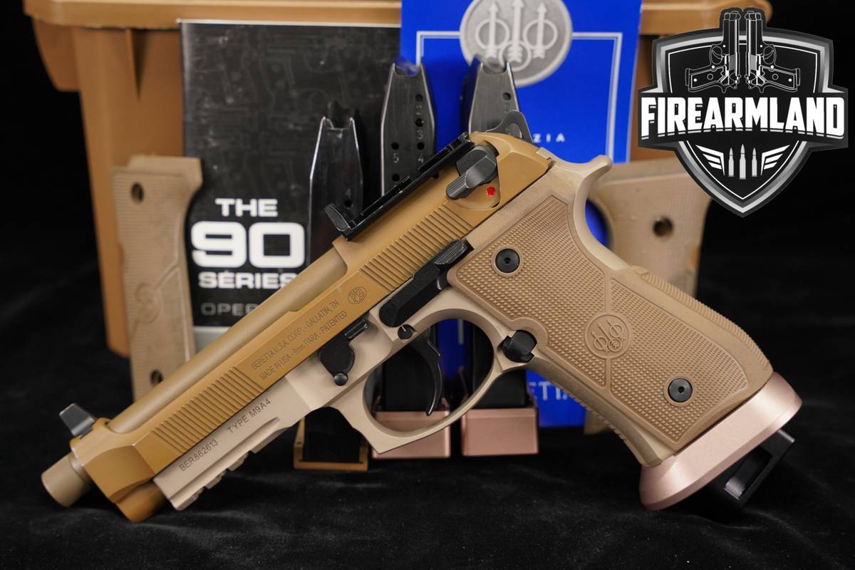 Beretta M9A4 Optics-Ready RDO 9mm 5.1" FDE M9 A4 +4 MAGS & ORIG CASE