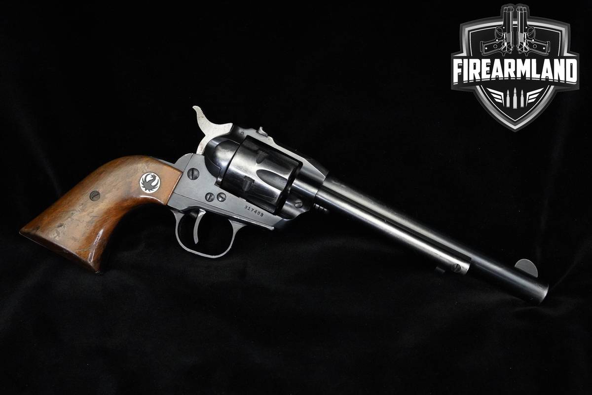 1960 Ruger Single-Six 22 Magnum 6.5" Blued 6 Ruger +HOLSTER