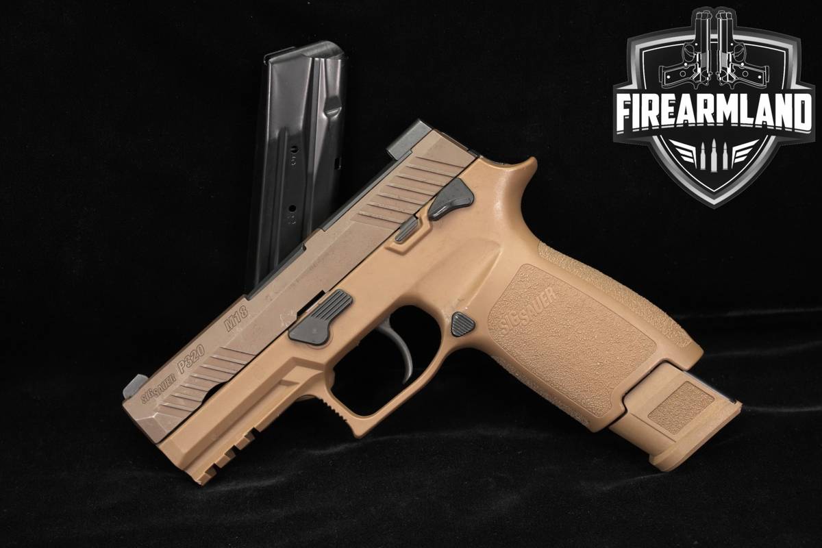 Sig Sauer P320-M18 9mm 3.9" Coyote Tan P 320 M 18 OPTICS-READY +2 MAGS