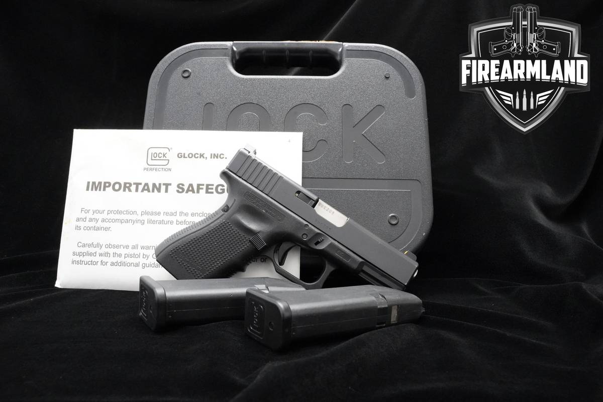 Glock 19 Gen4 9mm 4.01" Glock G19 G-19 Gen-4 +2 MAGS & ORIG BOX