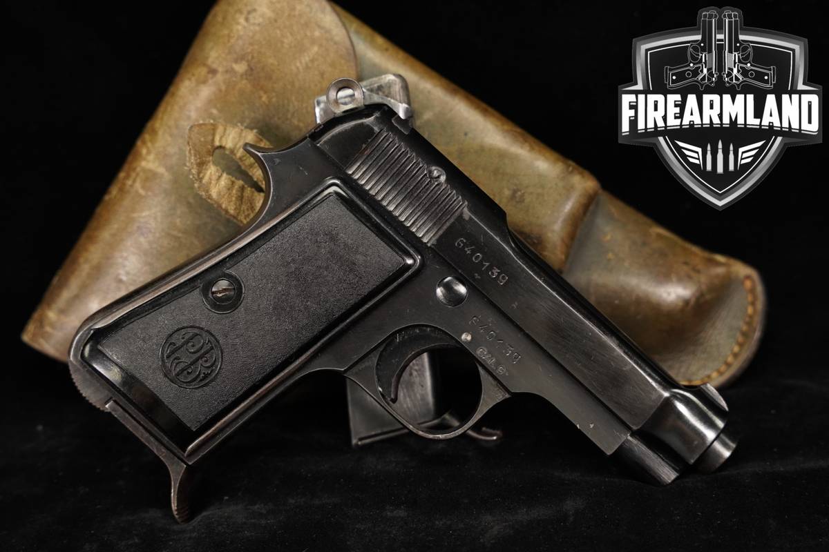 WWII 1943 P Beretta Modello 1934 M1934 M34 CROWN-OVER-LION BRESCIA PROOFS