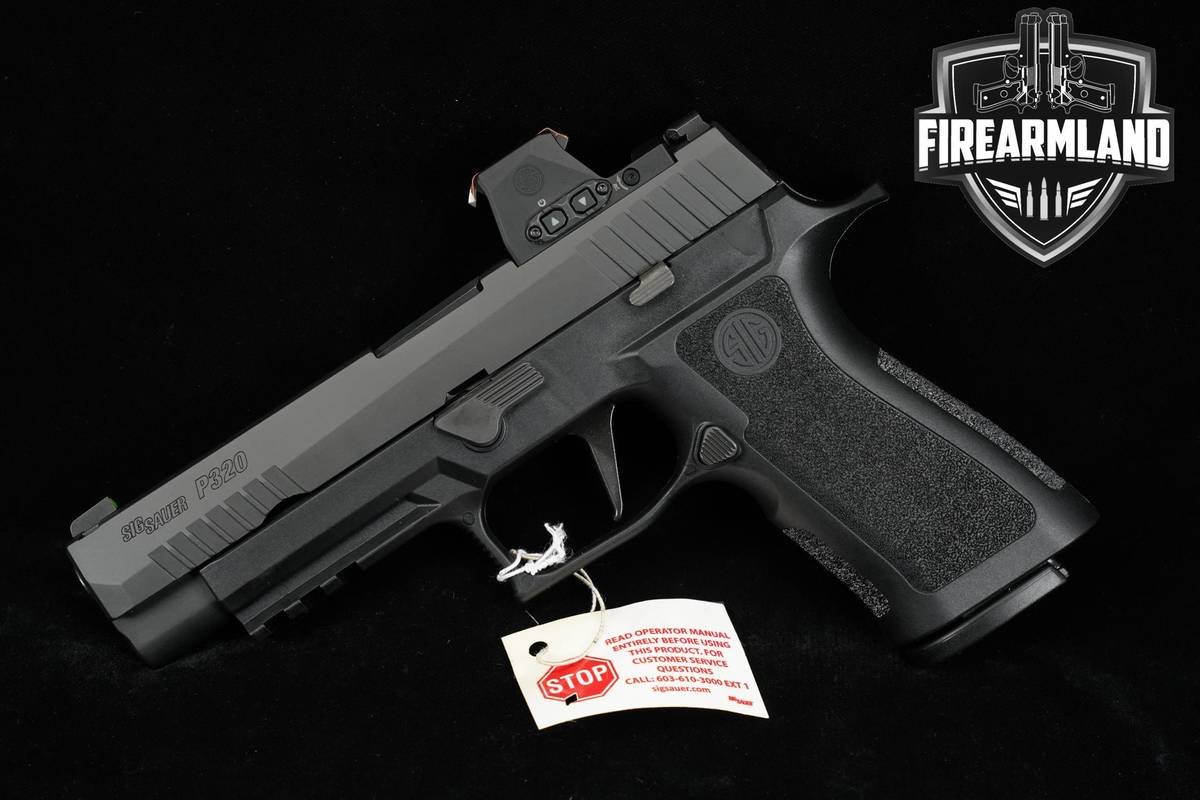 LIKE-NEW Sig Sauer P320 XSeries FULL 9mm 4.7" +3 MAGS, ORIG CASE & ROMEO-X