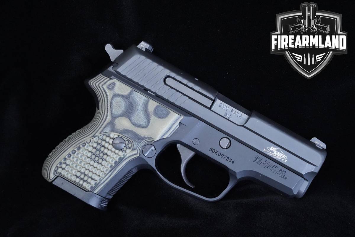 Sig Sauer P224 SAS 9mm 3.5" Nitron Sig-Sauer P224 P-224 +4 MAGS & ORIG CASE