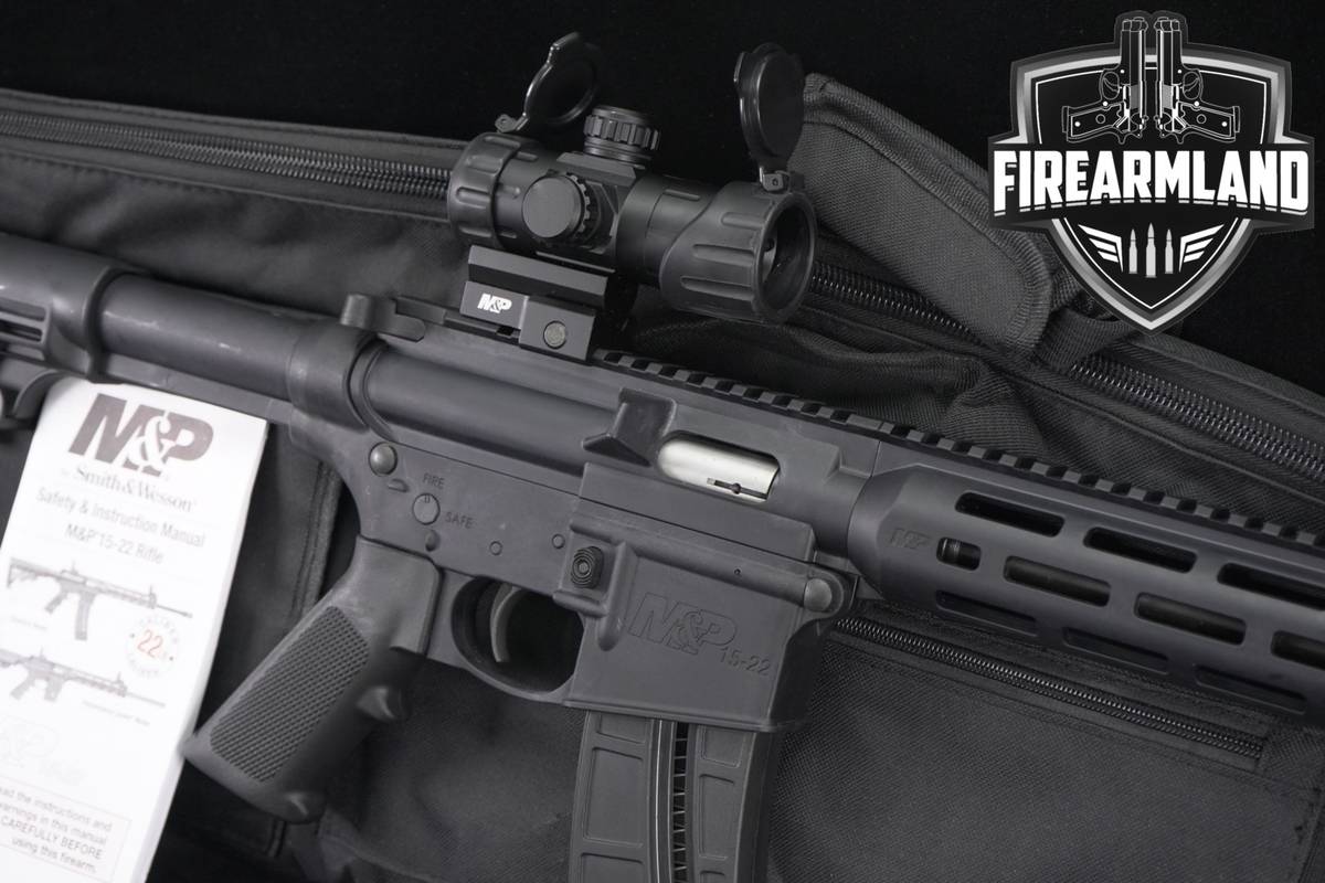 Smith & Wesson M&P15-22 Sport S&W 22LR AR-15 AR15 16.5 THREADED +OPTICS