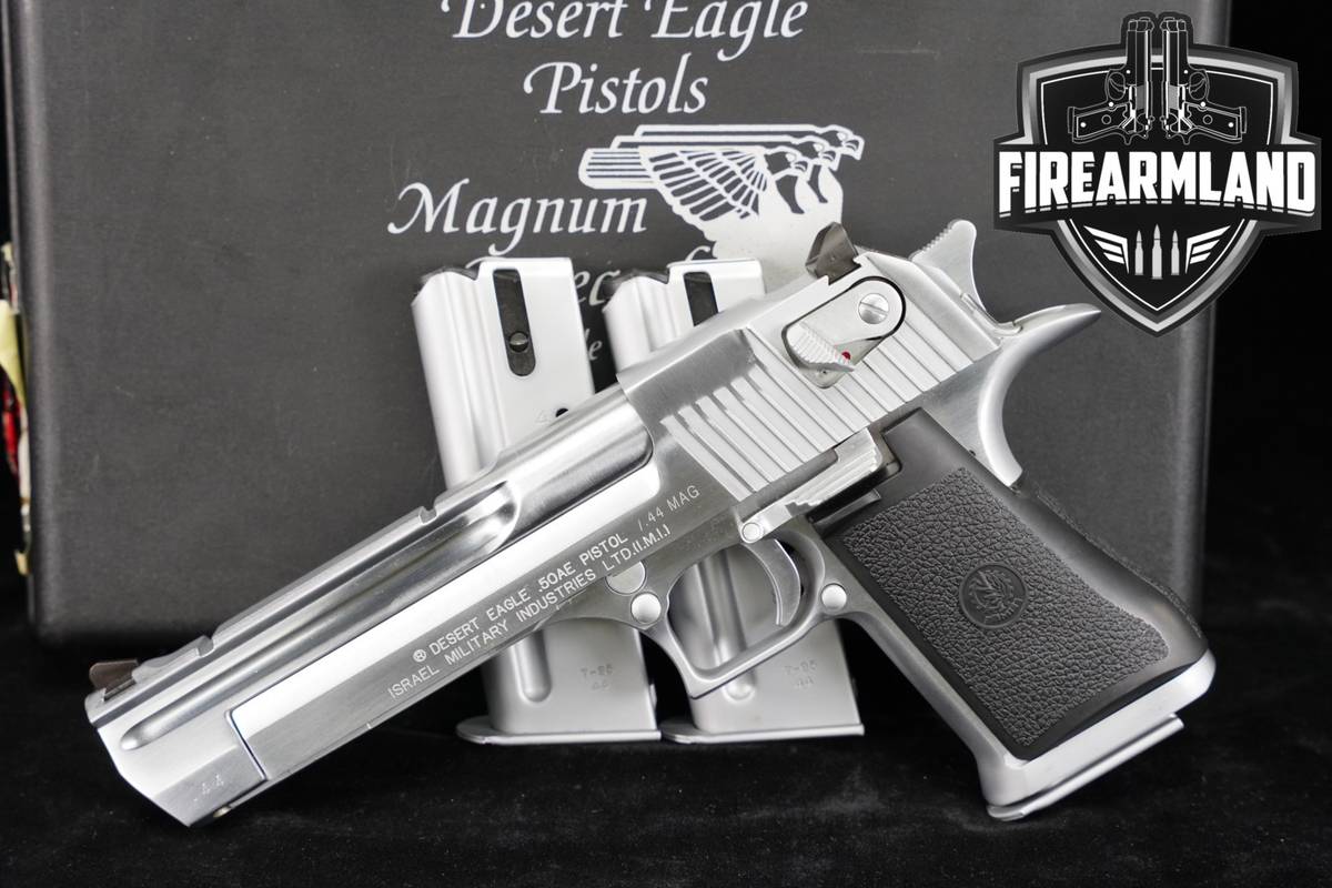 DEAGLE IMI Desert Eagle Mark XIX 44 Magnum MK 19 +3 MAGS & ORIG CASE