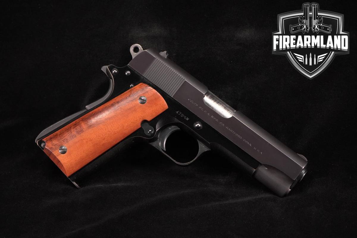 VINTAGE 1950 Colt Commander Model 38 Super 1911-A1 4.25" Blued/Black