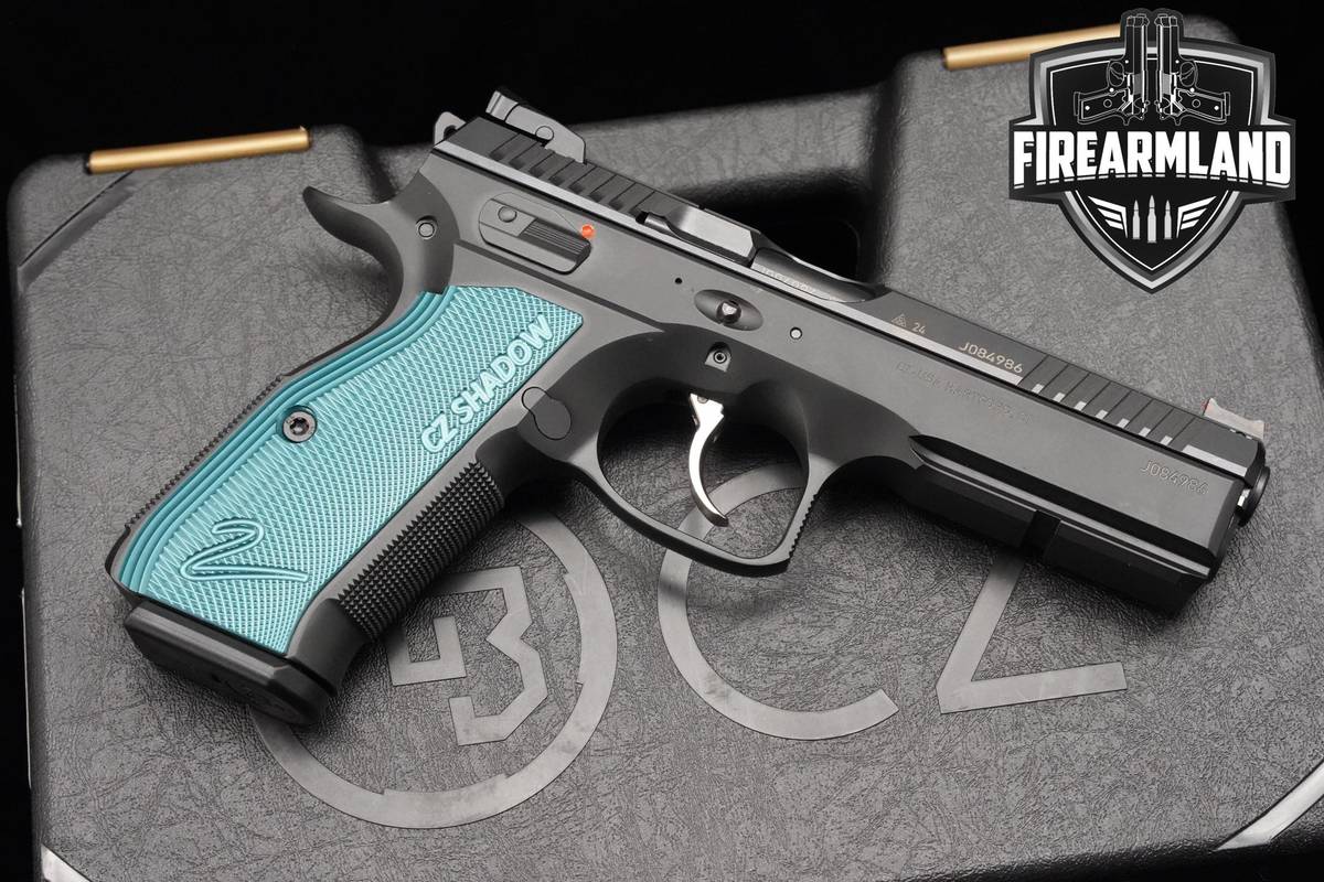 CZ Shadow 2 9mm 4.6" CZ-Shadow-2 Black & Blue +3 MAGS & ORIG CASE