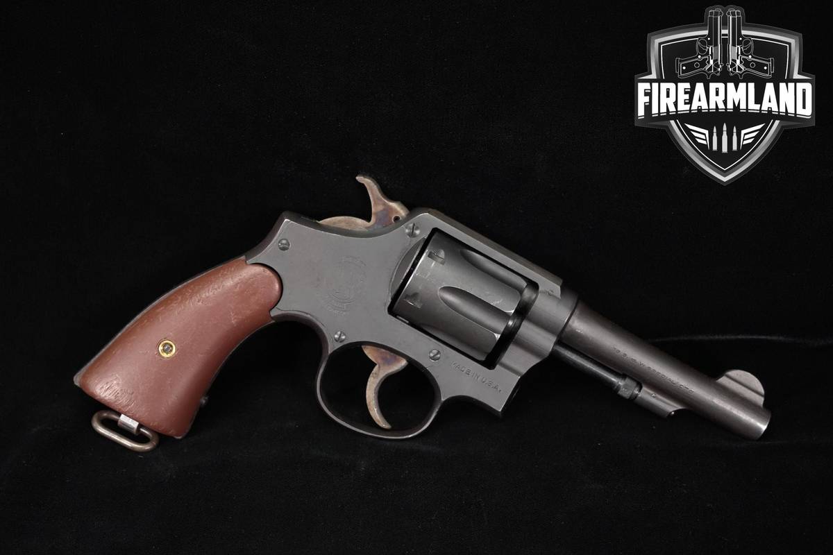 VINTAGE 1943 Smith & Wesson S&W Victory Model 38 Special 4" DA/SA Revolver