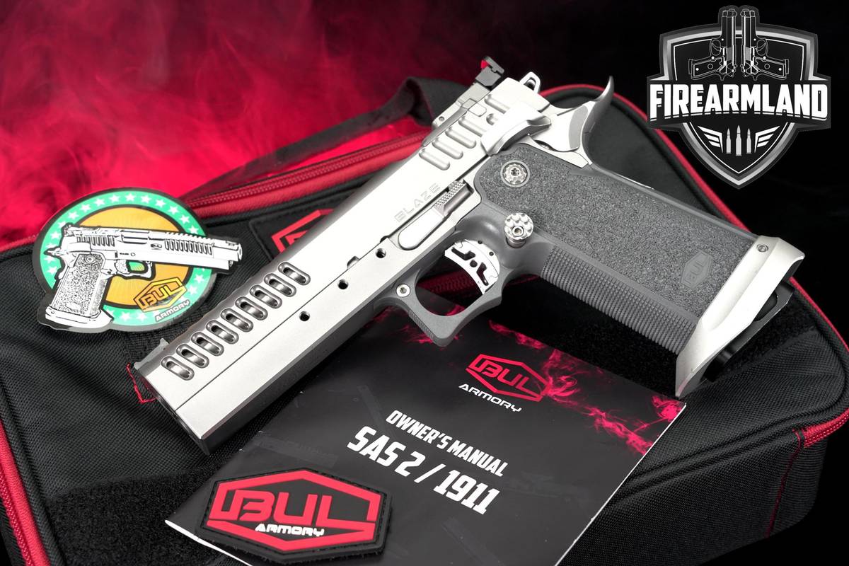 Bul Armory Blaze SAS II 9mm 2011 5" Stainless 1911 +4 MAGS & ORIG BOX