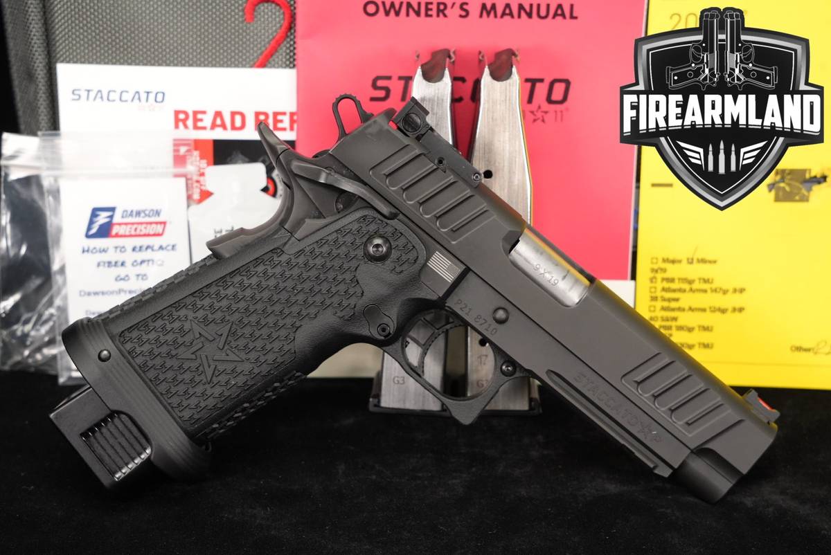 Staccato P 9mm 5" STI 1911 2011 +3 MAGS & ORIG CASE