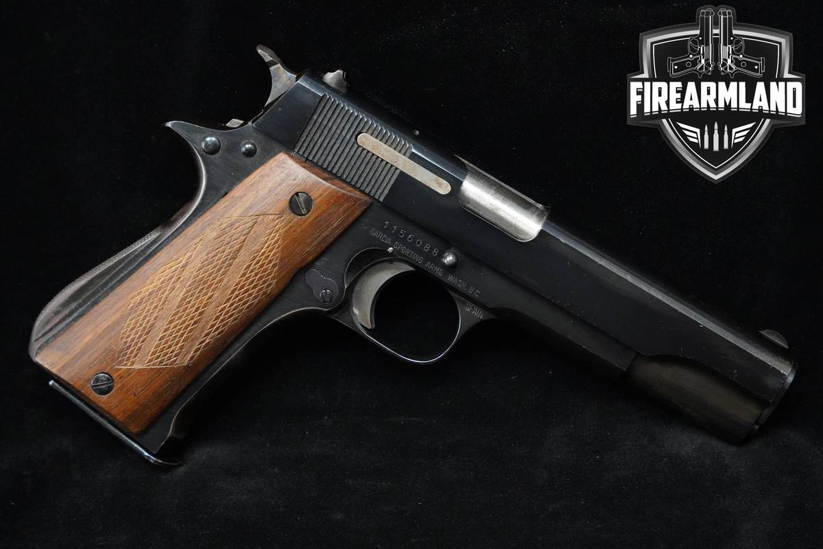 VINTAGE Star B. Echeverria Model PS 45 ACP Spanish 1911 5" Blued Star PS