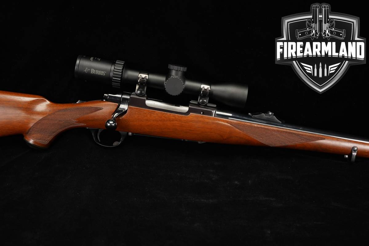 1984 Ruger M77 International (RSI), Tang Safety 243 Win M 77 +BURRIS SCOPE