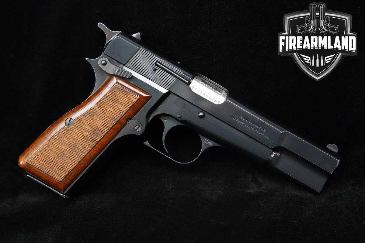 1989 FN Browning Hi-Power 9mm Belgium 4.7" Blued Browning FN Hi-Power