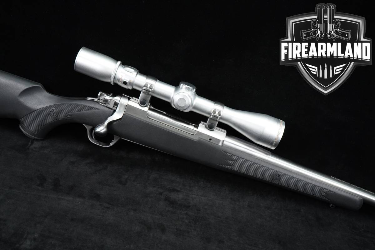 2000 Ruger M77 Mark II All-Weather Stainless/Synthetic 338 Win Magnum 24"