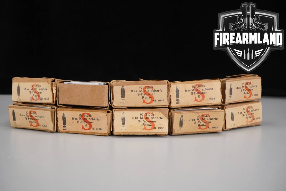 100 RDS! 8mm Mauser Ammo