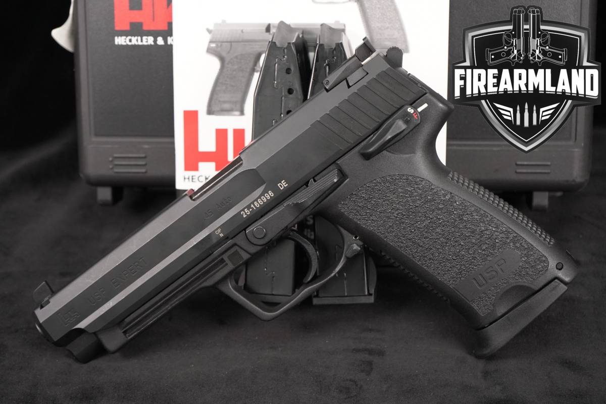 Heckler & Koch USP Expert Variant 1 45 ACP H&K USP45 +3 MAGS & ORIG CASE