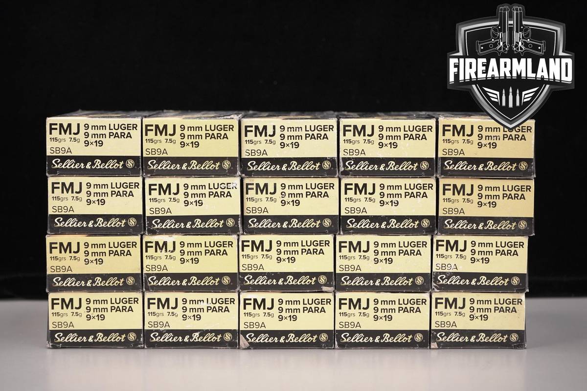 1000 RDS! 9mm Ammo 9-mm