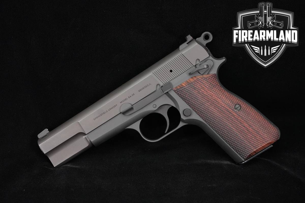 Springfield Armory SA-35 9mm 4.7" Blued Hi-Power Style +4 MAGS & ORIG BOX