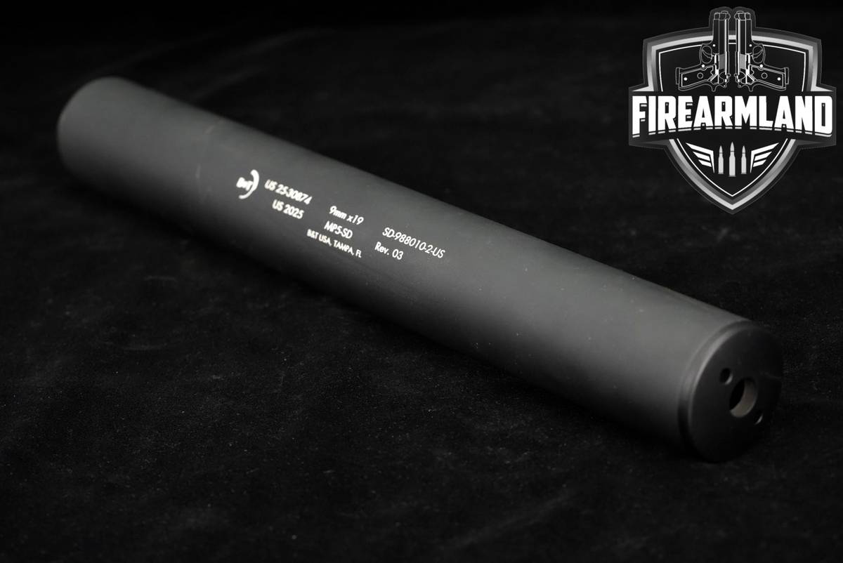 Brugger & Thomet (B&T) MP5-SD 9mm Luger 12" Suppressor MP5SD Silencer