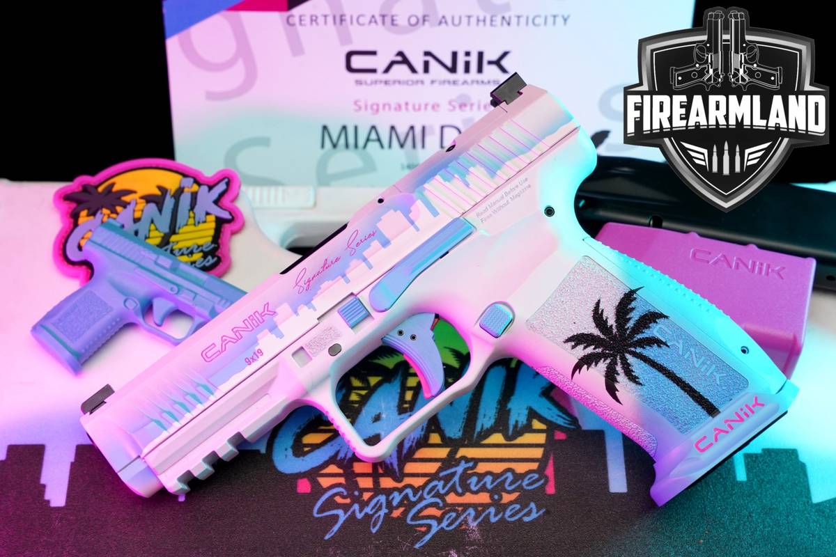 MIAMI DAYS Canik METE SFT Signature Series OR 9mm 4.46 +2 MAGS & ORIG CASE