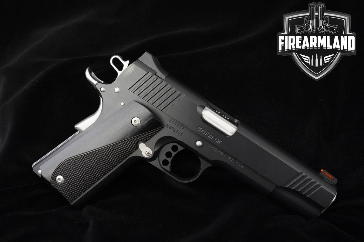 Kimber Custom LW Nightstar 1911 45 ACP 5" Kimber +ORIG CASE