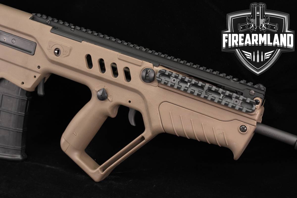 ISRAEL Weapon Industries Tavor SAR Flattop 5.56 NATO 16.5" FDE