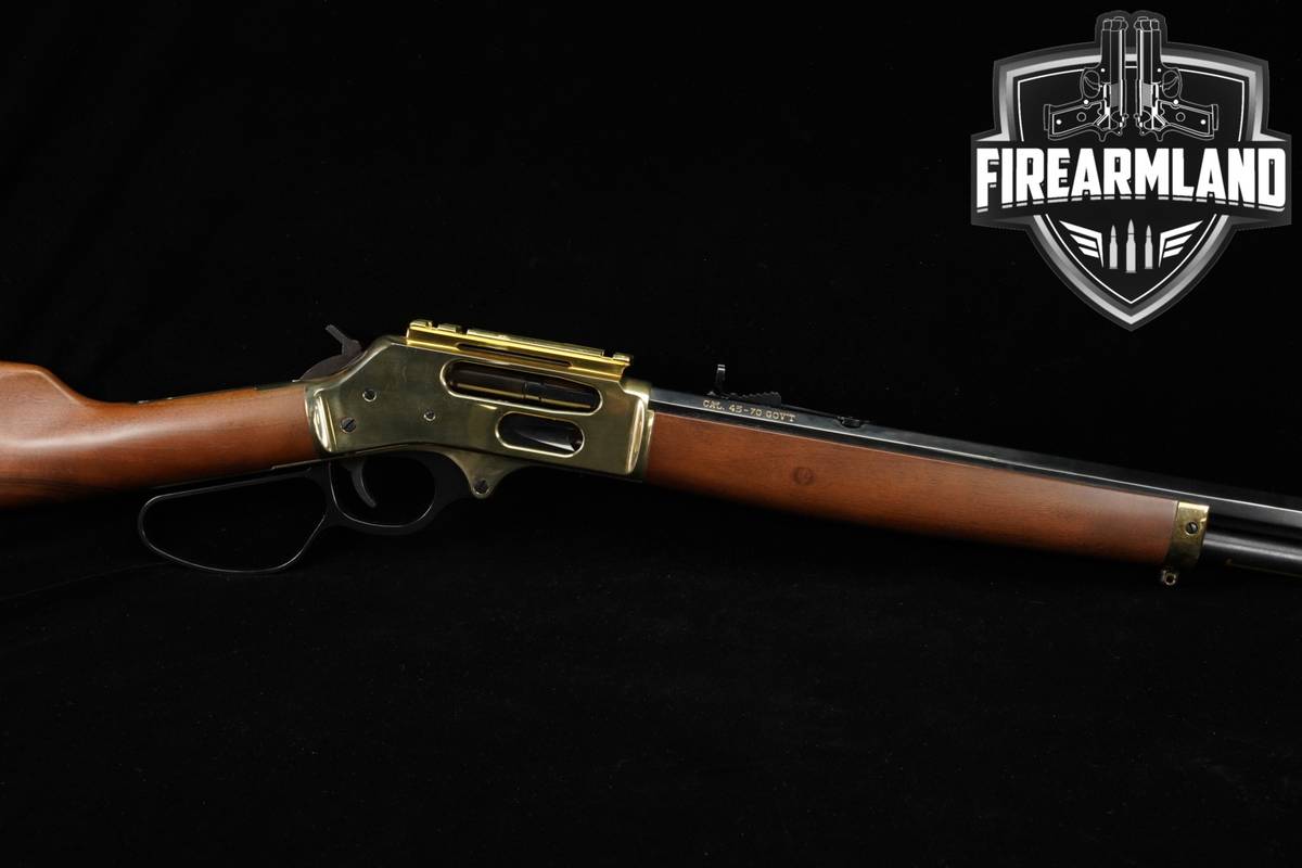 Henry Brass Lever Action 45-70 Side Gate 22" H010BG OCTAGON