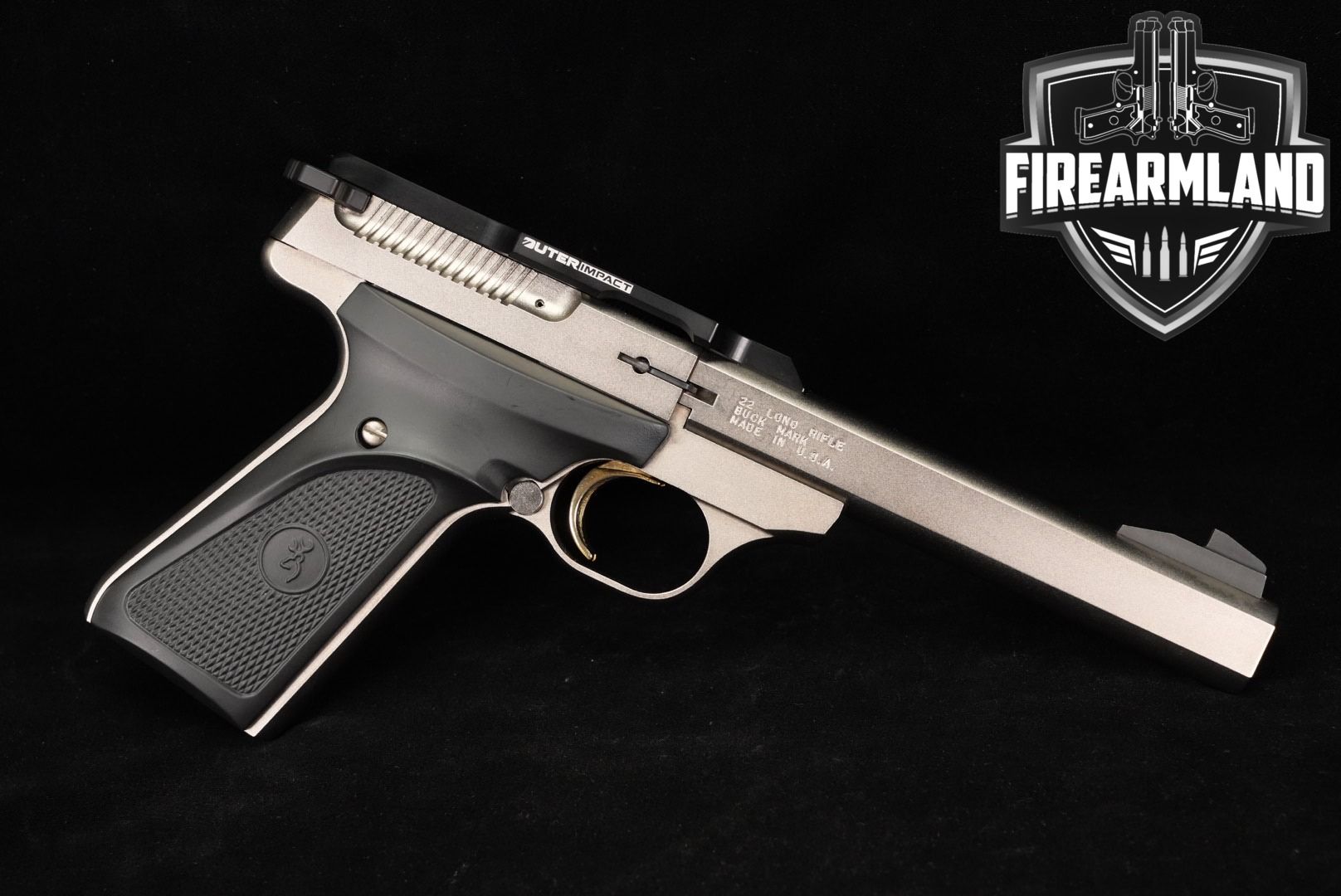 Browning Buck Mark .22 LR Nickel 3 Mags | Sold