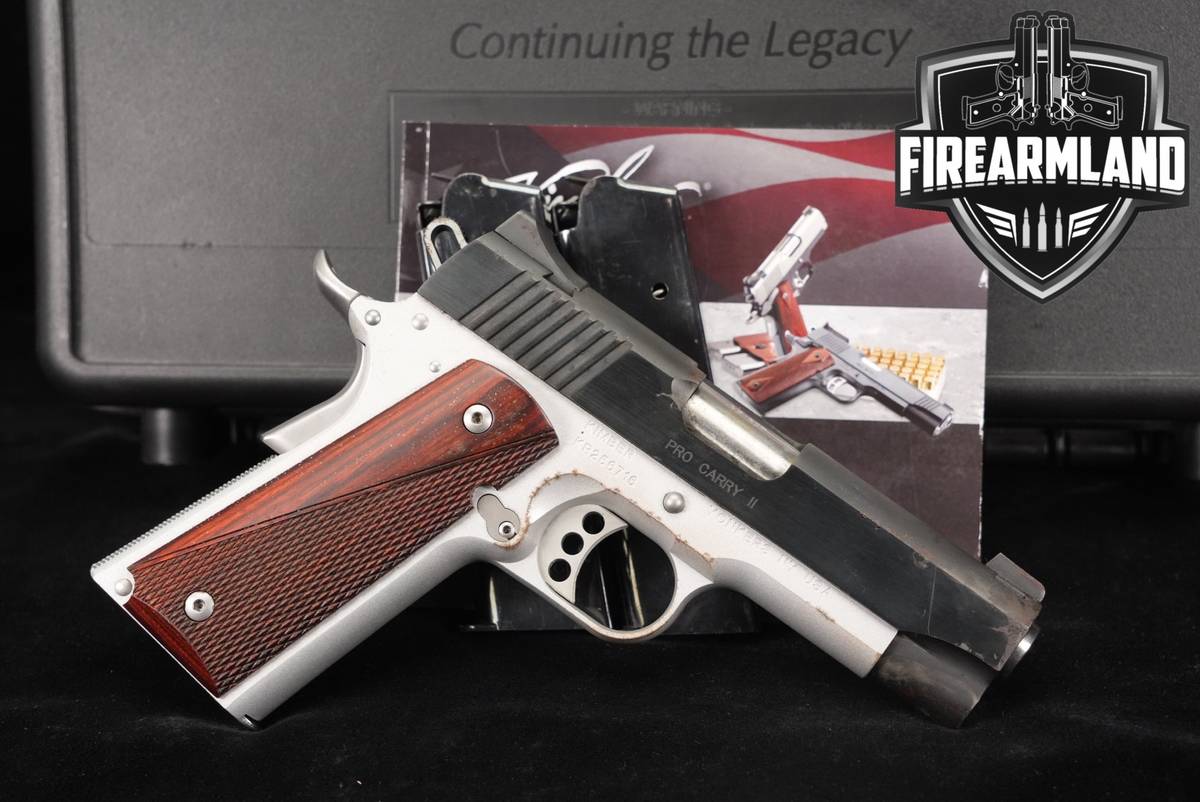 Kimber Pro Carry II Two-Tone 45 ACP 1911 +3 MAGS & ORIG CASE