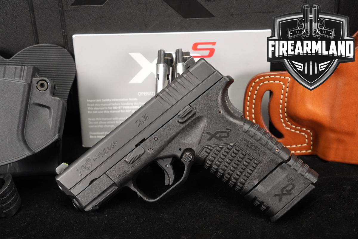 Springfield Armory XD-S 3.3 45 ACP XDS +3 MAGS, ORIG CASE & HOLSTER