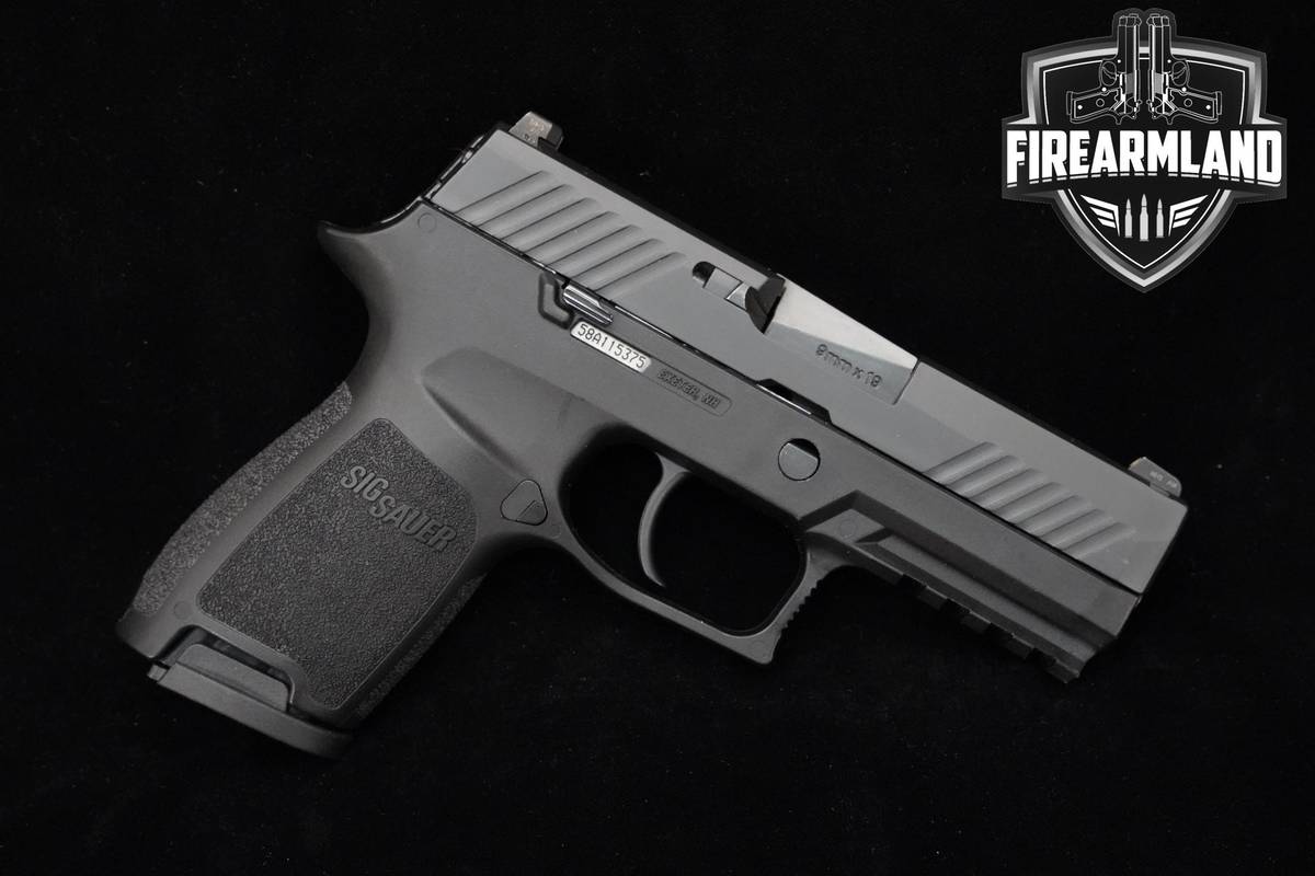 Sig Sauer P320 Compact 9mm 3.9" Nitron P320 P320-C P-320 2 MAGS & ORIG CASE