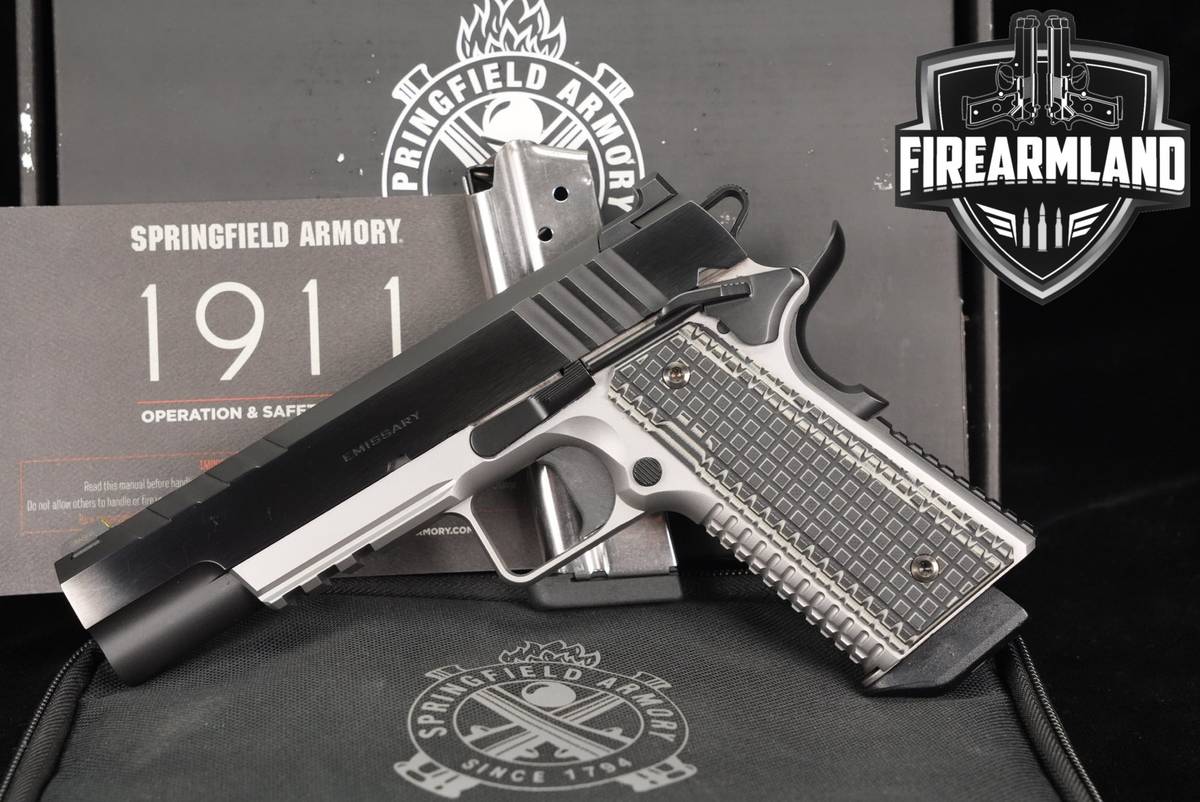 Springfield Armory 1911 Emissary 9mm Two-Tone Blued & Stainless +ORIG CASE