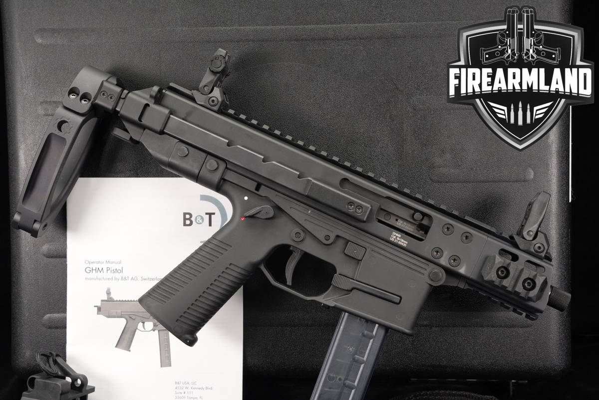 Brugger & Thomet GHM9 Compact K Gen 2 B&T 9mm 4.3" GHM 9 BRACE +ORIG BOX