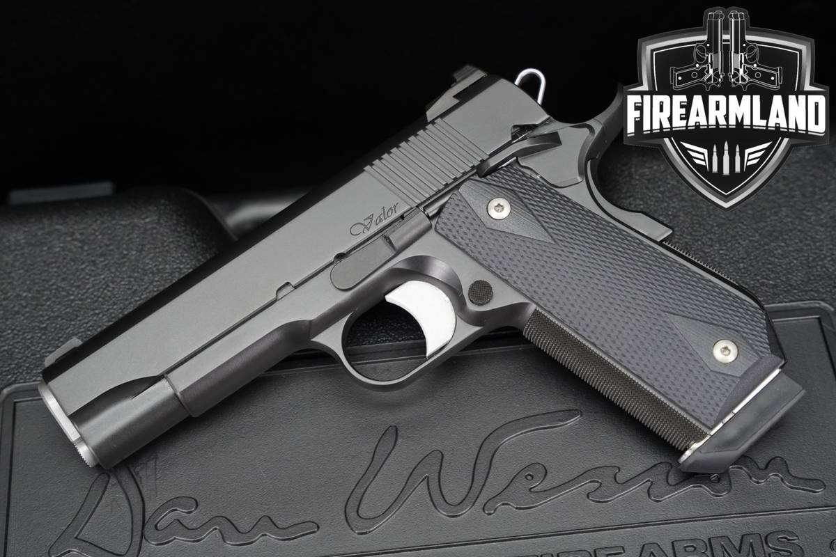 Dan Wesson Valor V-BOB 9mm 1911 4.25" +7 MAGS, ORIG CASE, HOLSTER, OG GRIPS
