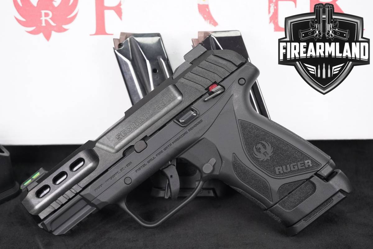 Ruger Security-380 Lite Rack 380ACP 3.42" Blued +3 MAGS & ORIG BOX