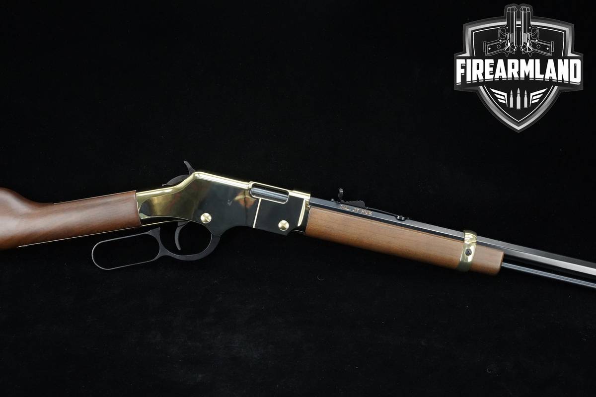 Henry H004V Golden Boy 17 HMR 20" Brass/Blued Henry-Golden-Boy +ORIG BOX