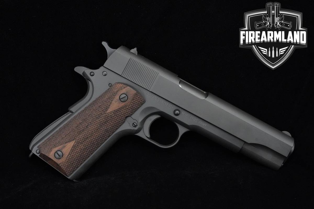 Tisas USA 1911A1 ASF U.S. Army 45 ACP 5" Parkerized Tisas-USA 1911-A1 2MAGS