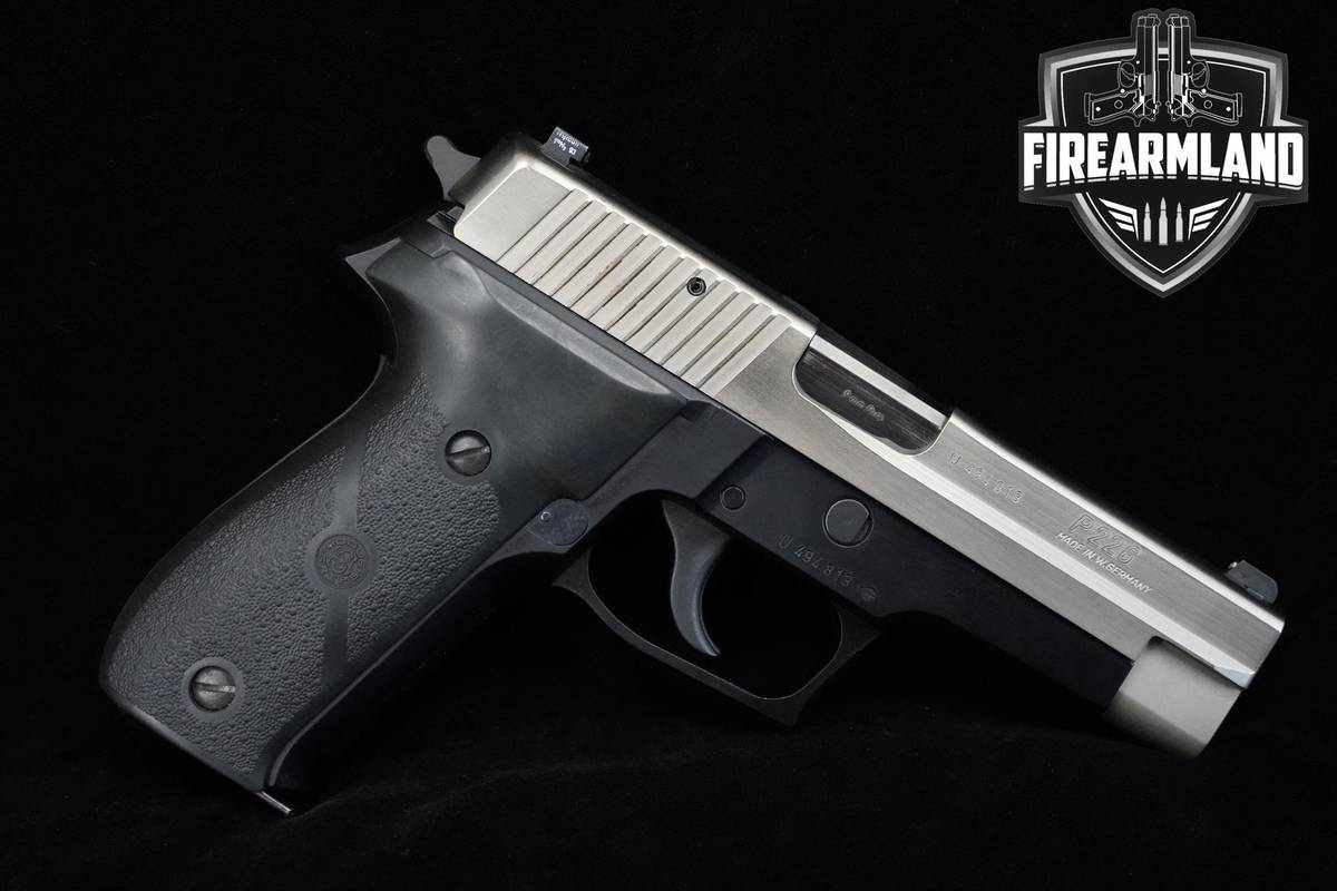 1993 Sig Sauer P226 9mm W. Germany 4.4" Two-Tone Stainless P226 P-226 DA/SA